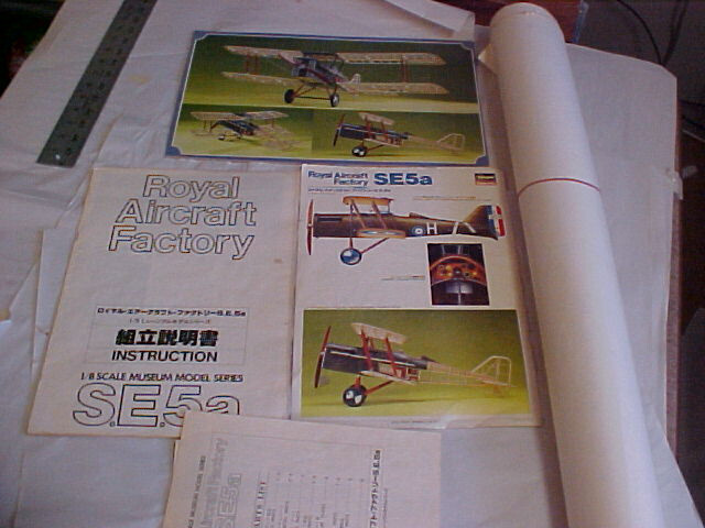 Hasegawa Royal Aircraft Factory S.E.5a 1/8 Scale Museum Model