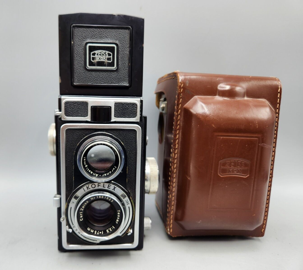 Vintage Zeiss Ikon Ikoflex IC 6x6 120 TLR Camera Tessar/Teronar
