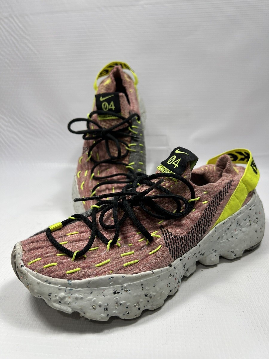 NIKE Space Hippie 04 Lemon Venom Pink gray CD3476-700 Knit Stretch