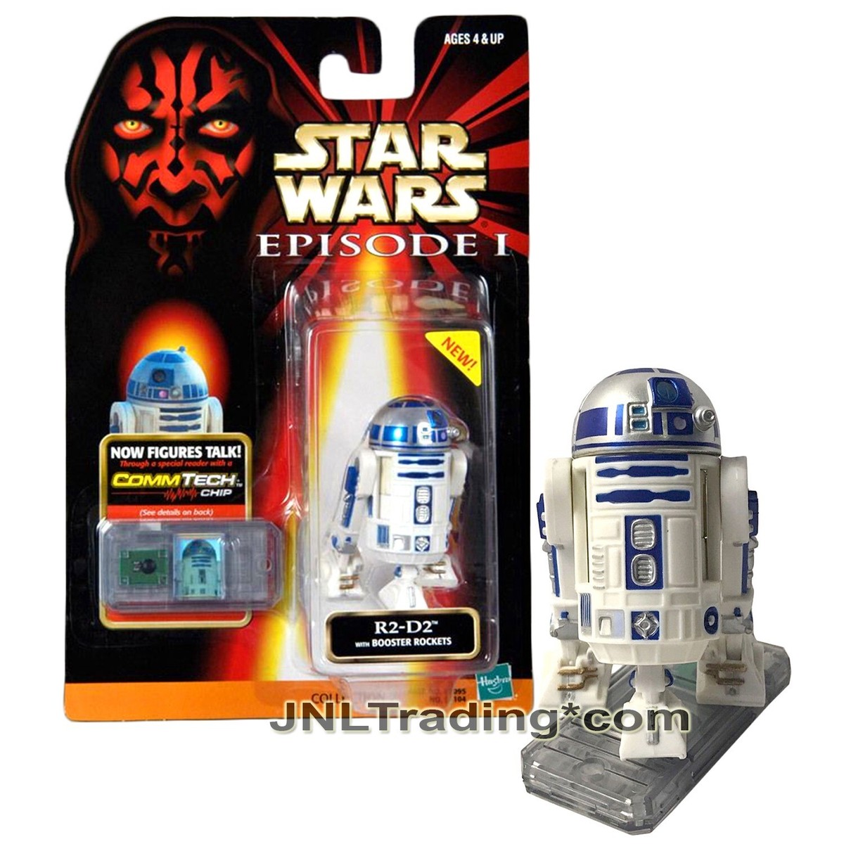Year 1998 Star Wars The Phantom Menace 3 Inch Figure : R2-D2 with