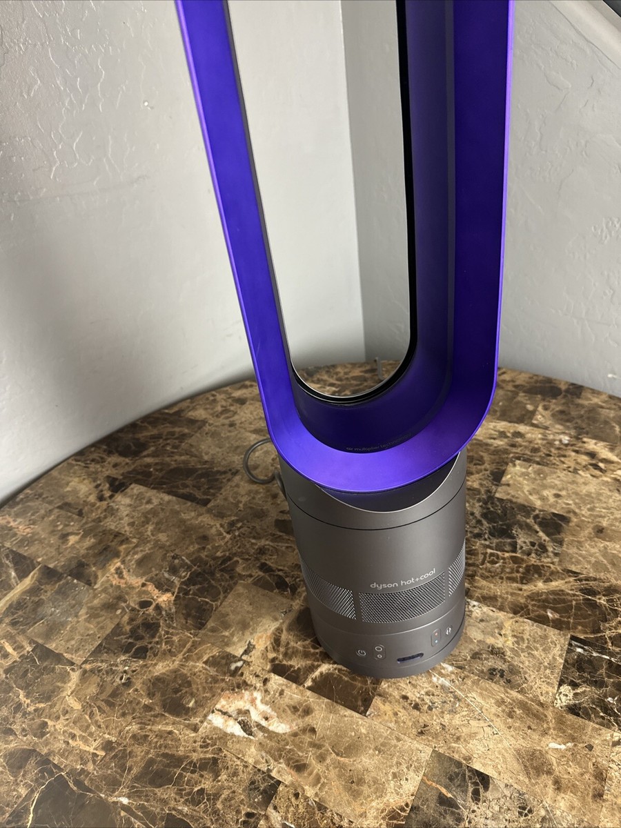 Dyson Am04 Table Fan Rotating Hot Cool Gray & Purple | eBay