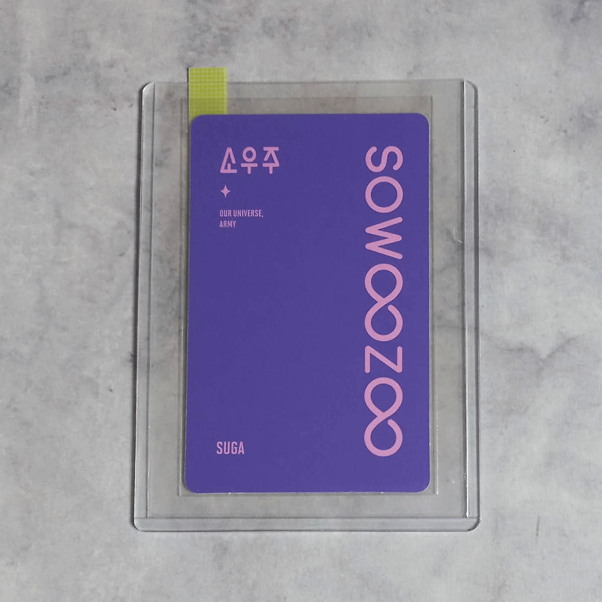 BTS 2021 Muster SOWOOZOO 소우주 Official Blu-ray Random Photo Card