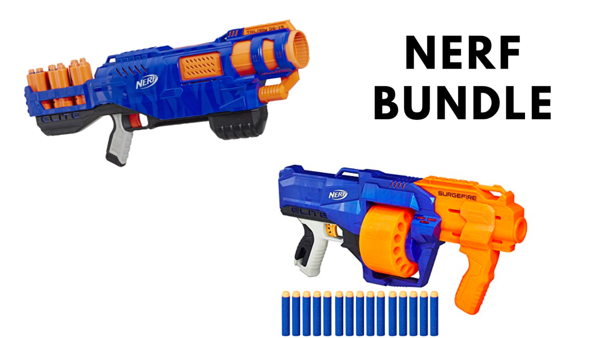 Nerf Elite Strike Trilogy DS-15 Dart Blaster and Surgefire Blaster