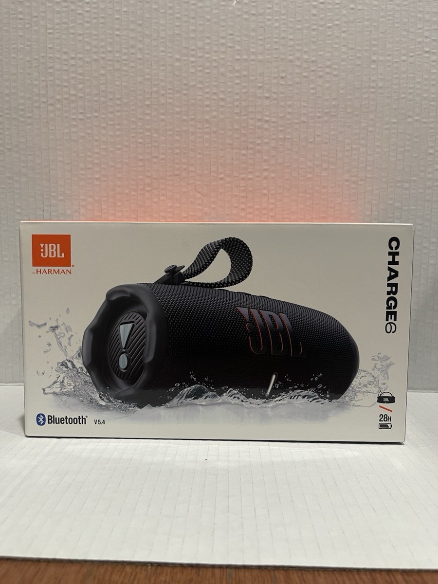 JBL Charge 6 Portable Waterproof Bluetooth Speaker - Black | eBay