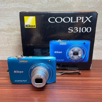 Nikon COOLPIX S3100 14.0MP Digital Camera - Silver for sale online