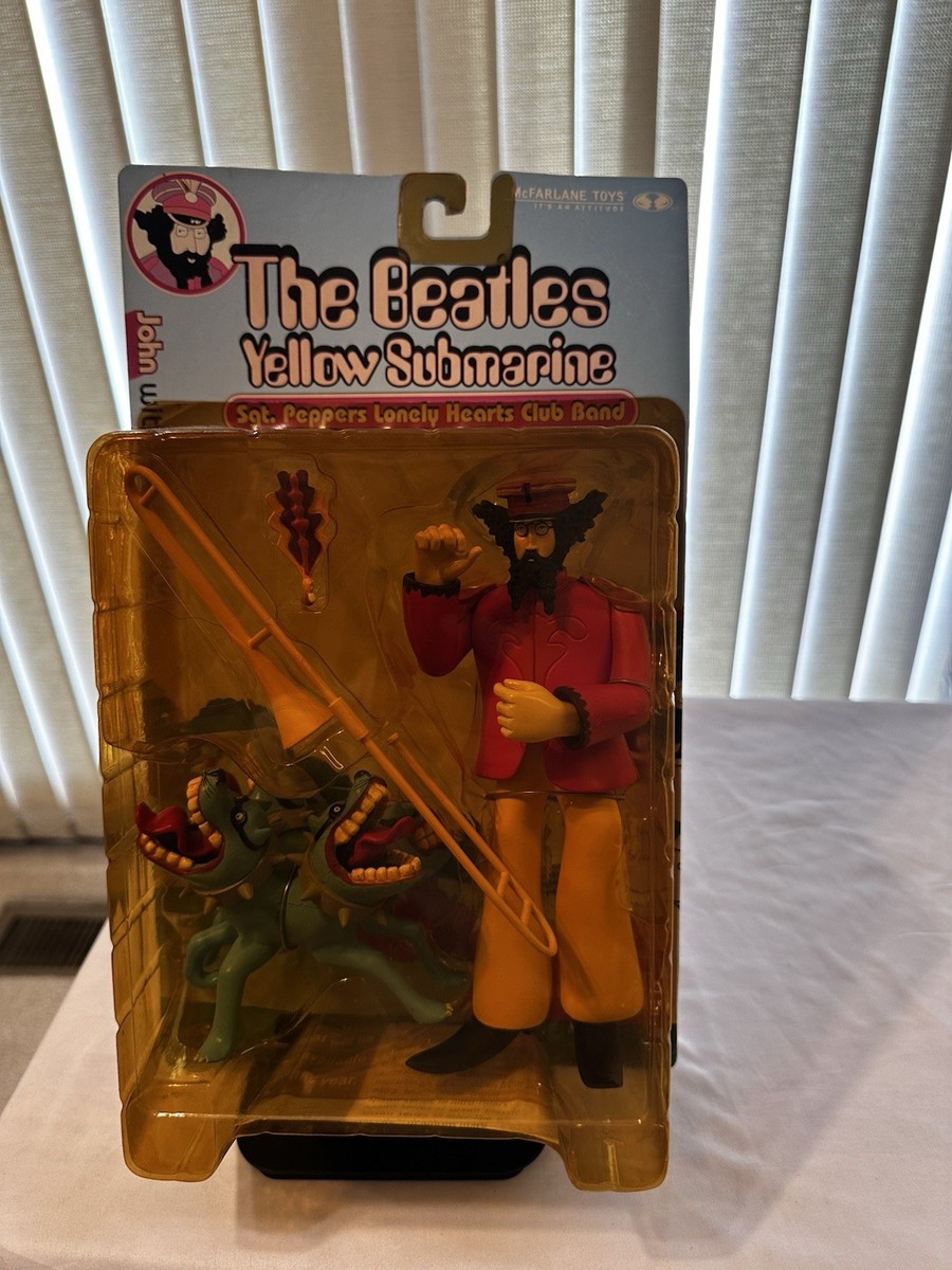 McFarlane Toys 2000 The Beatles Yellow Submarine John with Bulldog