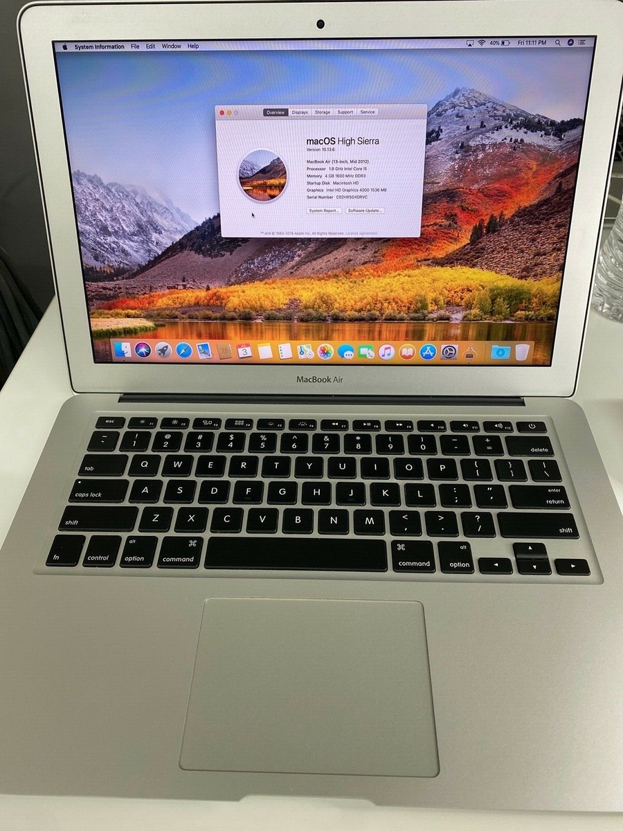 Apple MacBook Air A1466 i5 1.8 GHz 128GB SSD 13