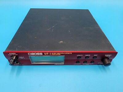 BOSS VF-1 Guitar Multi Effect Processor 24 Bit Half Rack Audio EQ