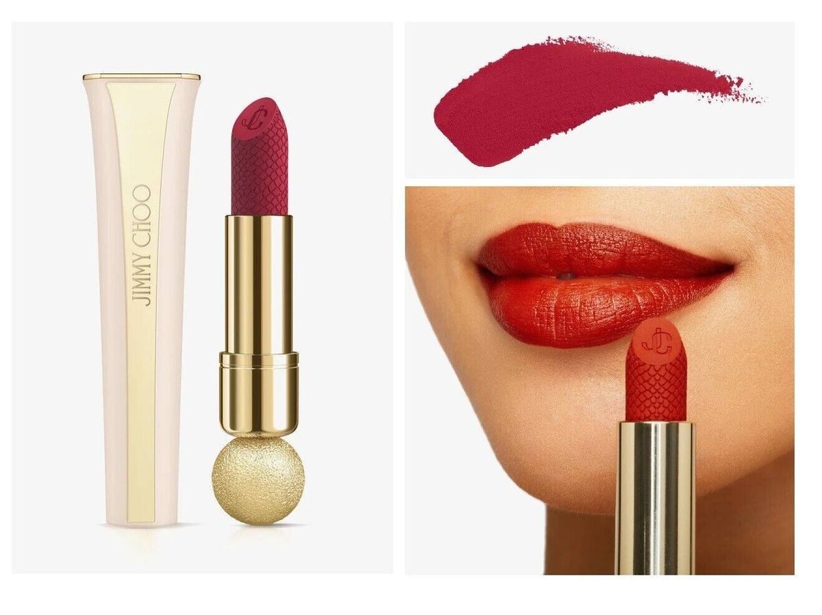 Jimmy Choo Seduction Satin Lip Colour Lipstick 013 Red Attraction