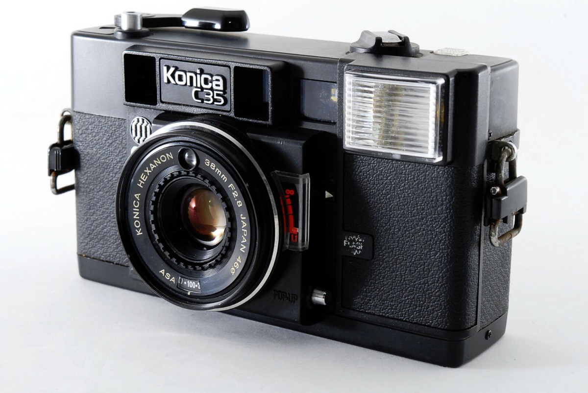 Exc+++** Konica C35 AF 35mm Film Camera 38mm F/2.8 Lens From Japan