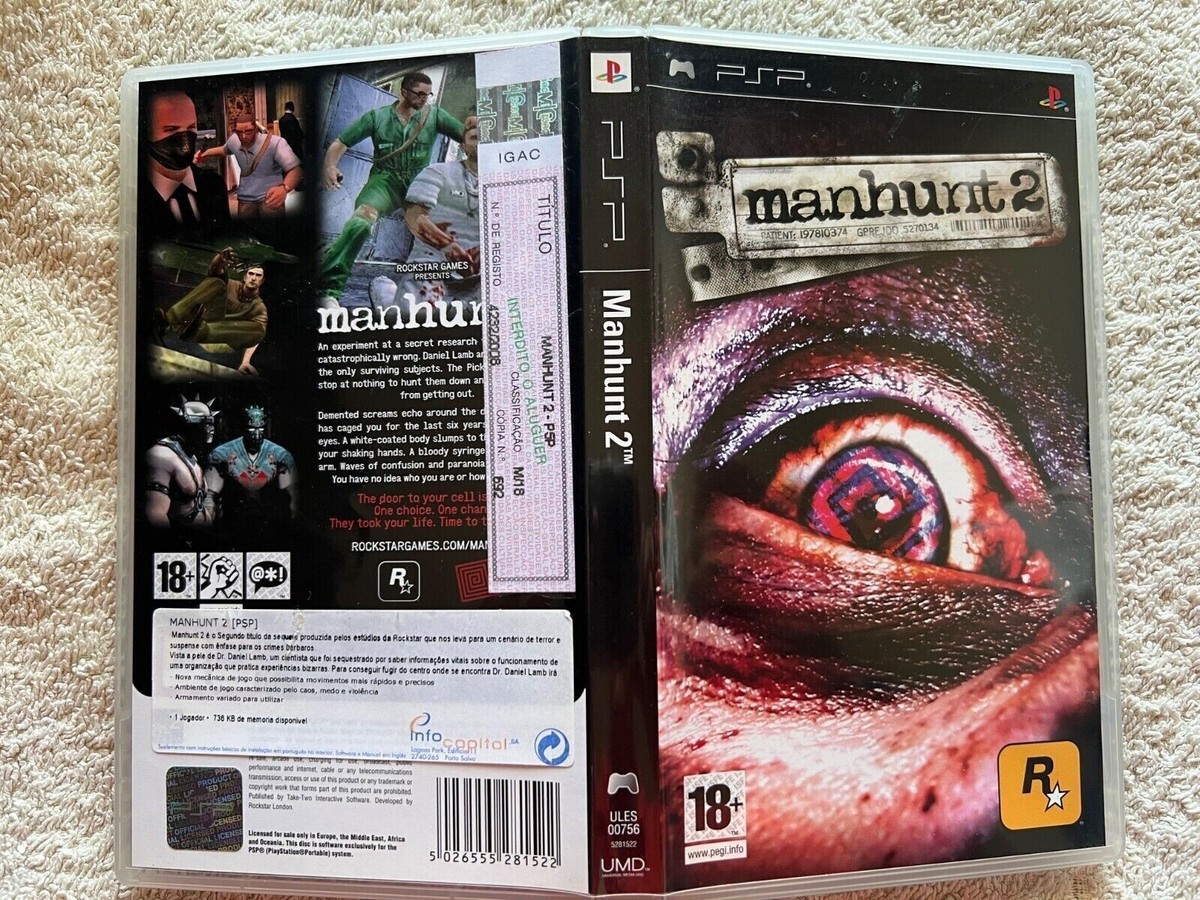 Manhunt 2 Sony PSP PAL UK FREE REGION ENGLISH CIB | eBay