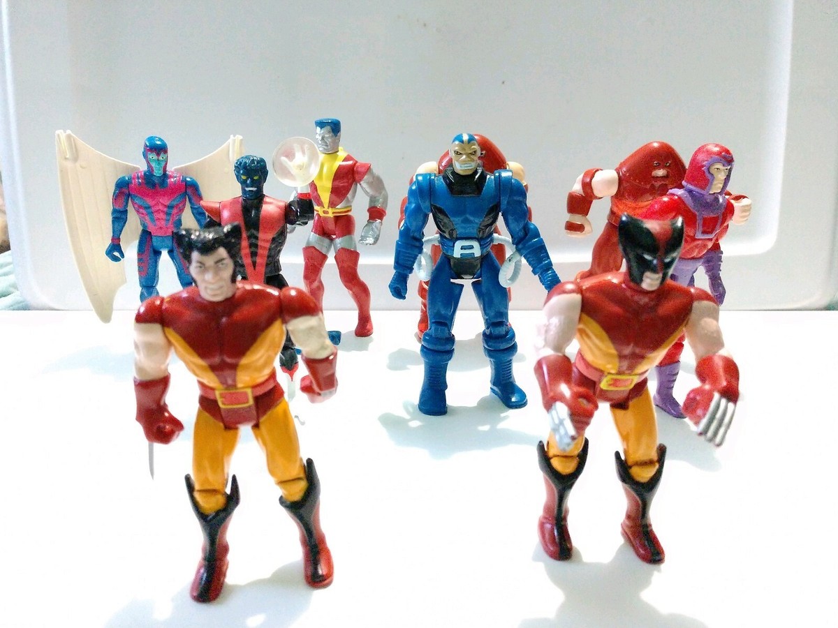 Vintage Toy Biz Marvel 90's Action Figure Lot of (68) Figures X