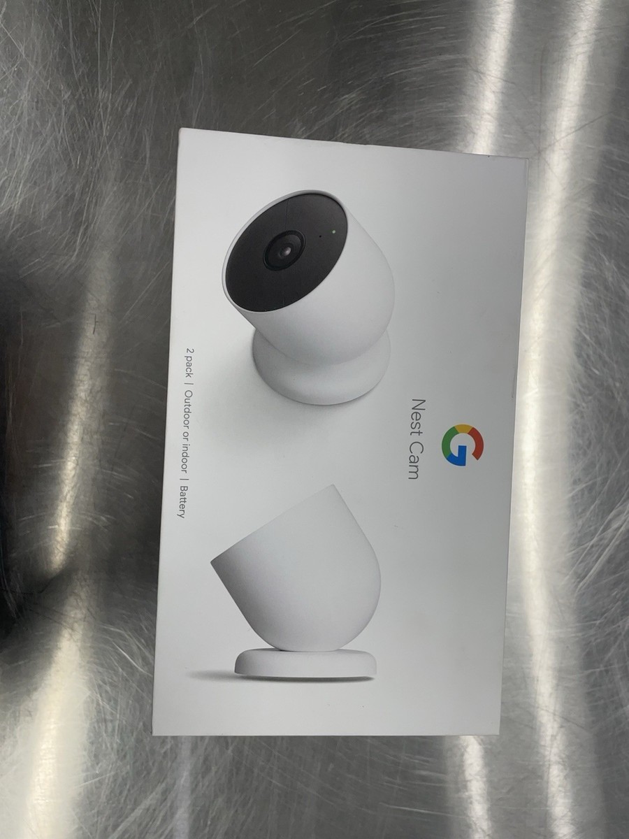 google nest cam 2nd gen 2 pack indoor/outdoor wireless cameras | eBay