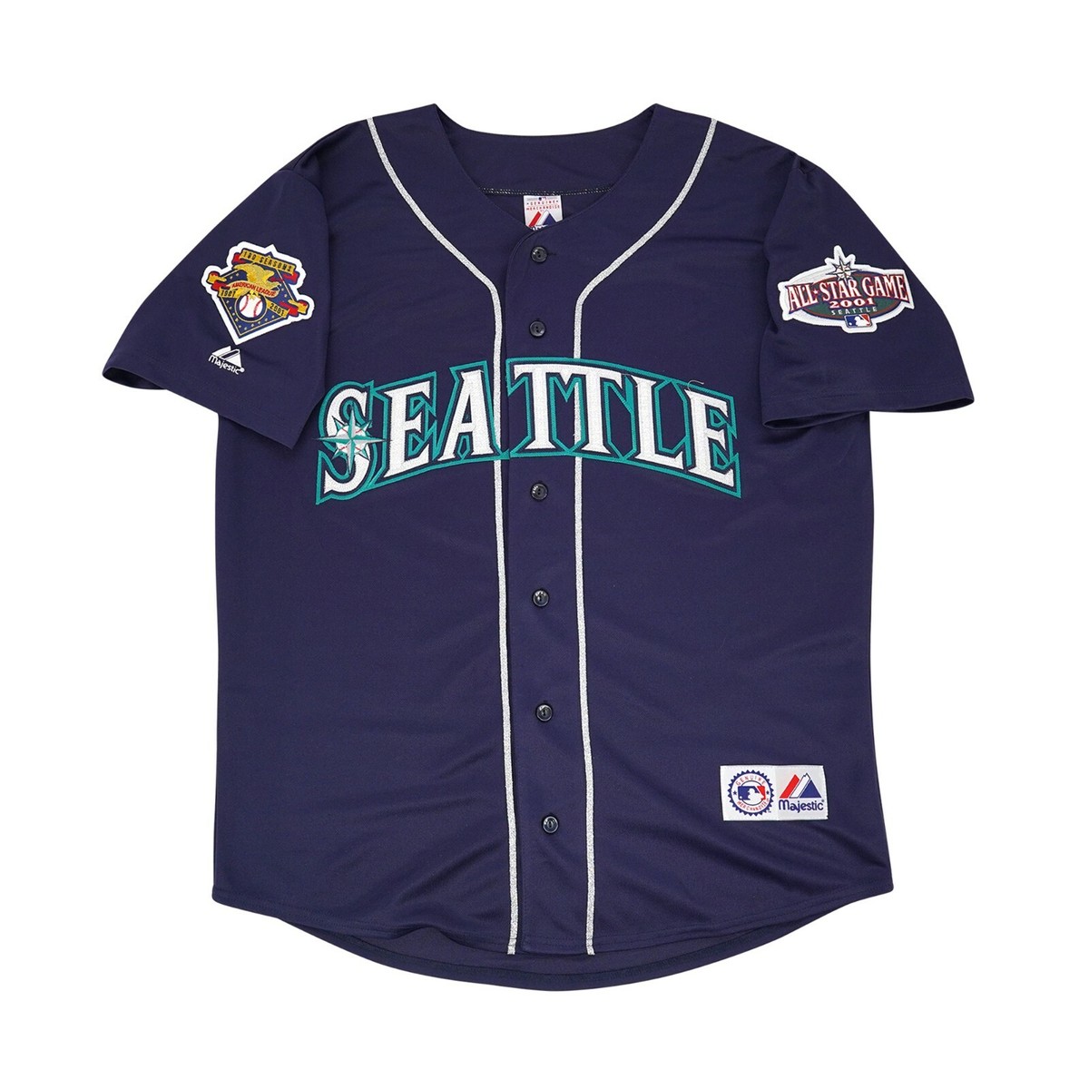 Ichiro Suzuki 2001 Seattle Mariners Home Road Alt Men's Jersey w