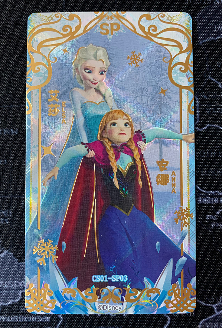 Card.Fun Frozen Disney SP foil card Anna Elsa new Rare | eBay