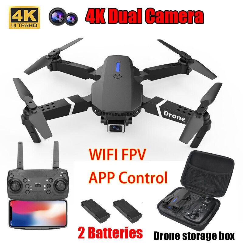 2.4G RC Drone X Pro WiFi FPV 4K HD Dual Camera Quadcopter 2