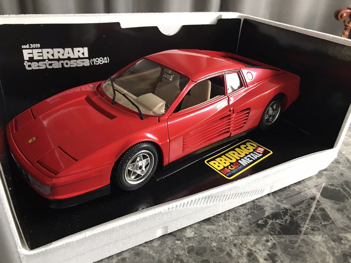 Burago 1:18 1984 Ferrari Testarossa. Made In Italy | eBay