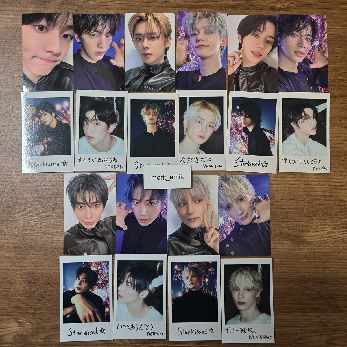 Starkissed TXT TOMORROW X TOGETHER Solo ver. official Photo card