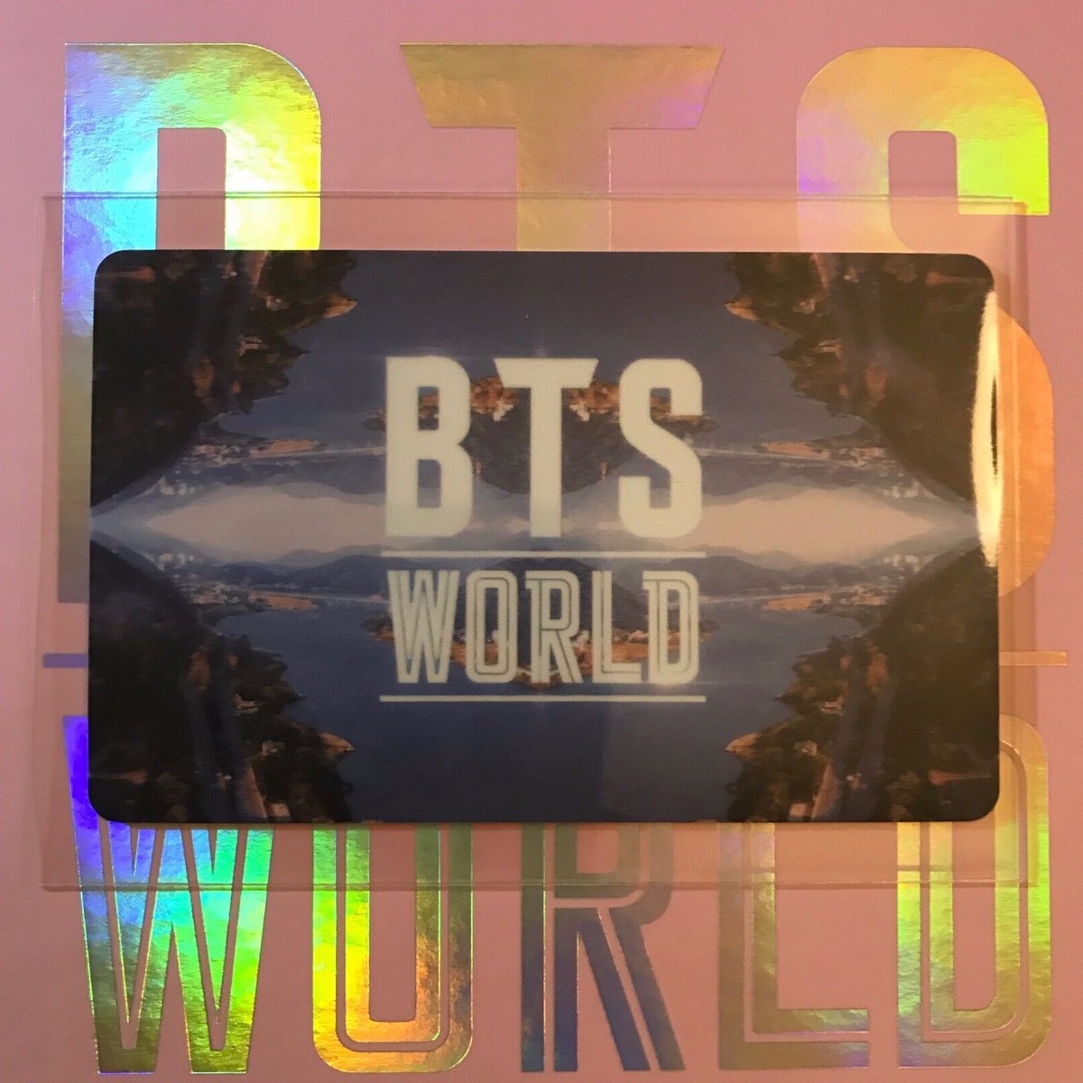 BTS World OST Limited Edition OFFICIAL Photocard Magnet Manager ID