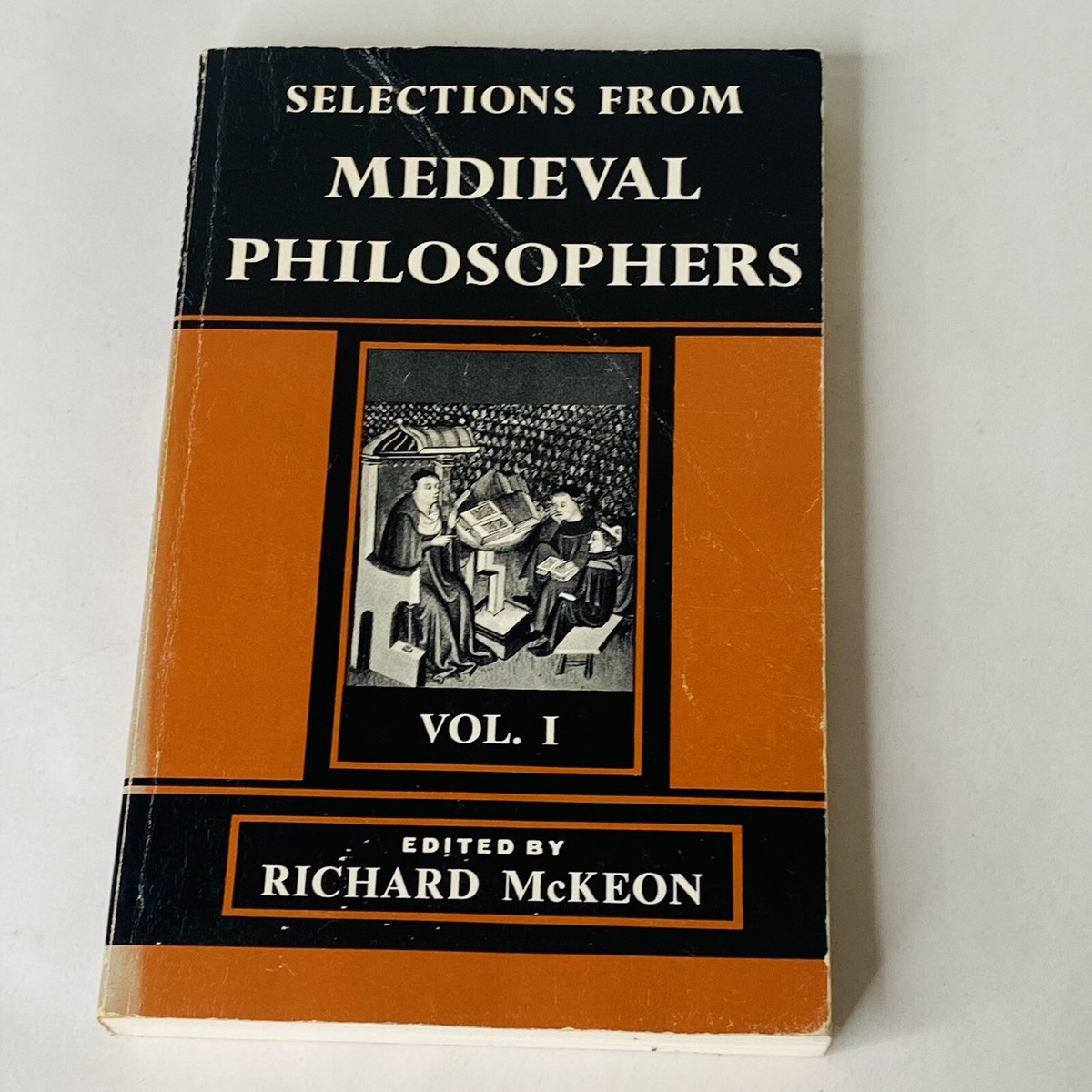Selections from Medieval Philosophers Vol. 1 1929 Vtg Antique