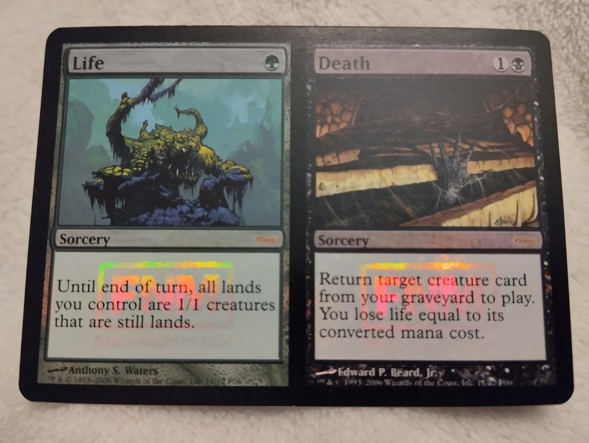 MTG LIFE/DEATH DCI FOIL FNM PROMO 2006 Split Card Sorcery WOTC | eBay