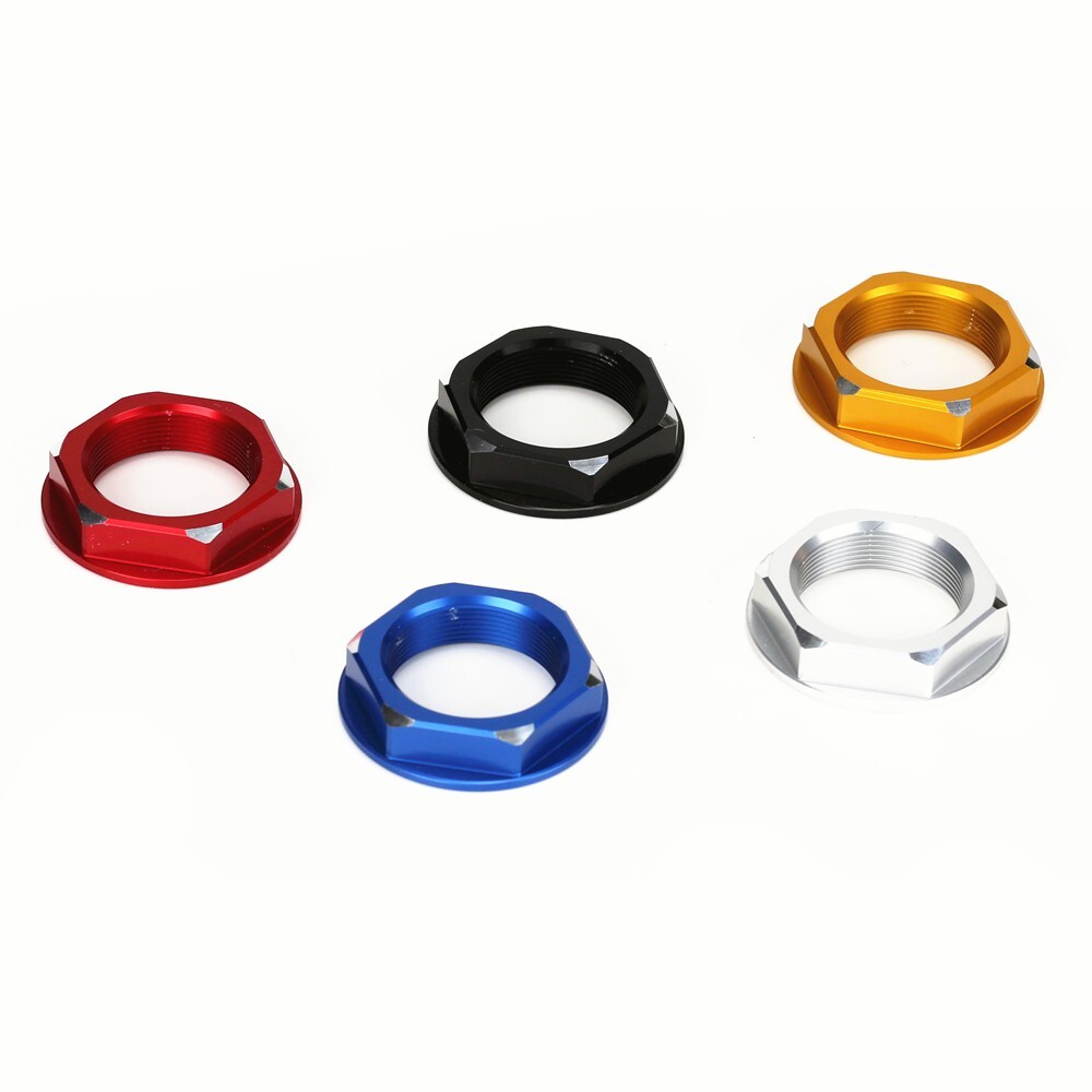 CNC Top Triple Tree Stem Yoke Center hole Nut For SUZUKI GSXR 750