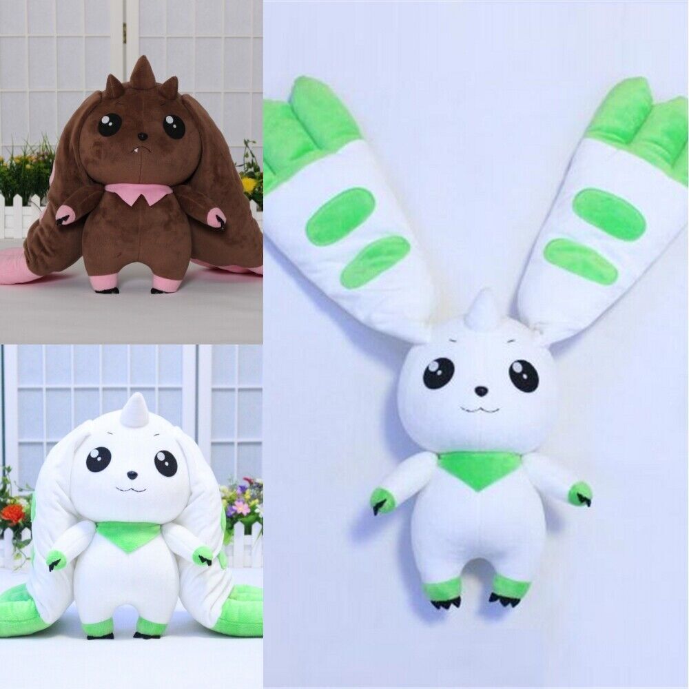 Anime Digimon Adventure Terriermon Cute Big Ears Plush Doll Pillow