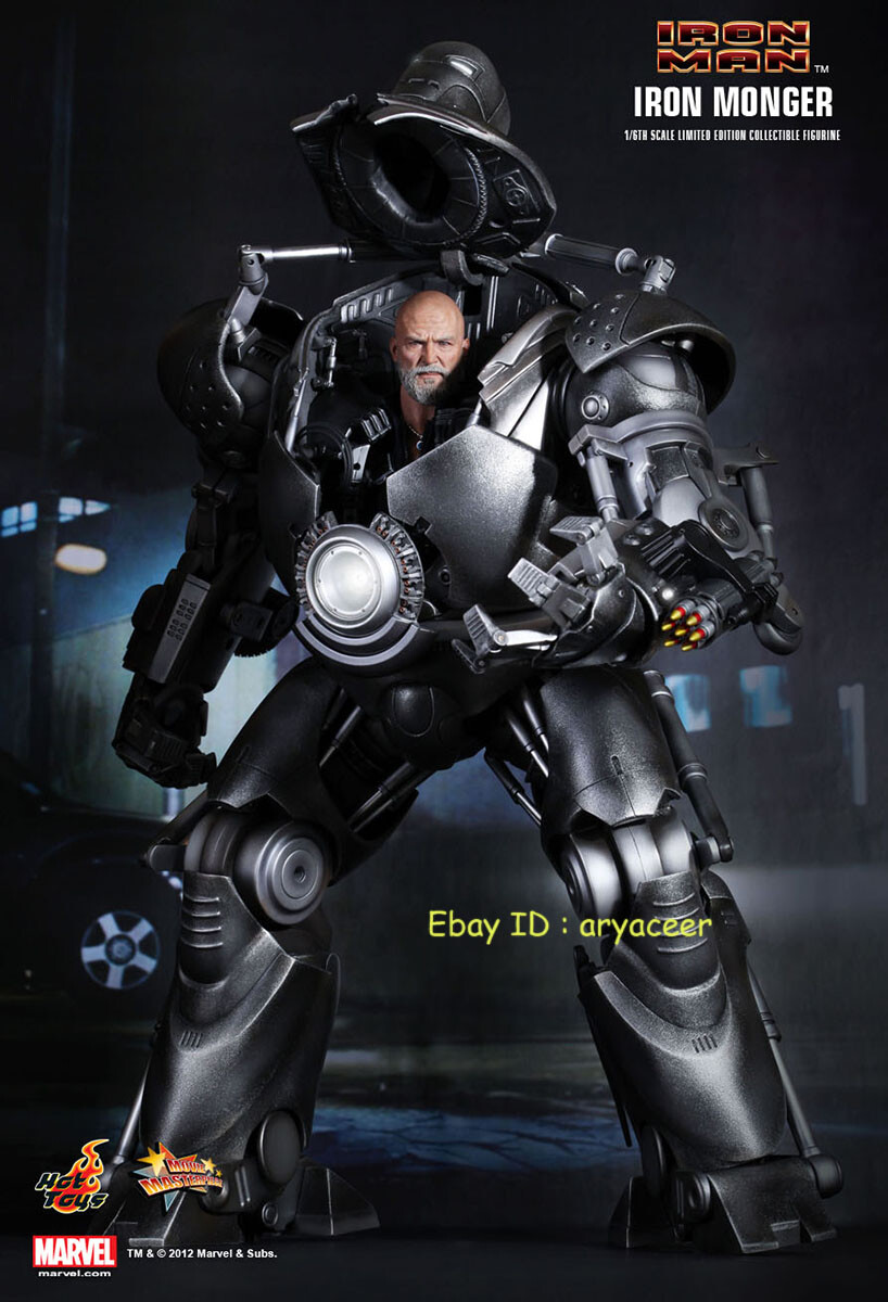 Hot Toys MMS164 Iron Man Iron Monger 1/6 Action Figure Model In