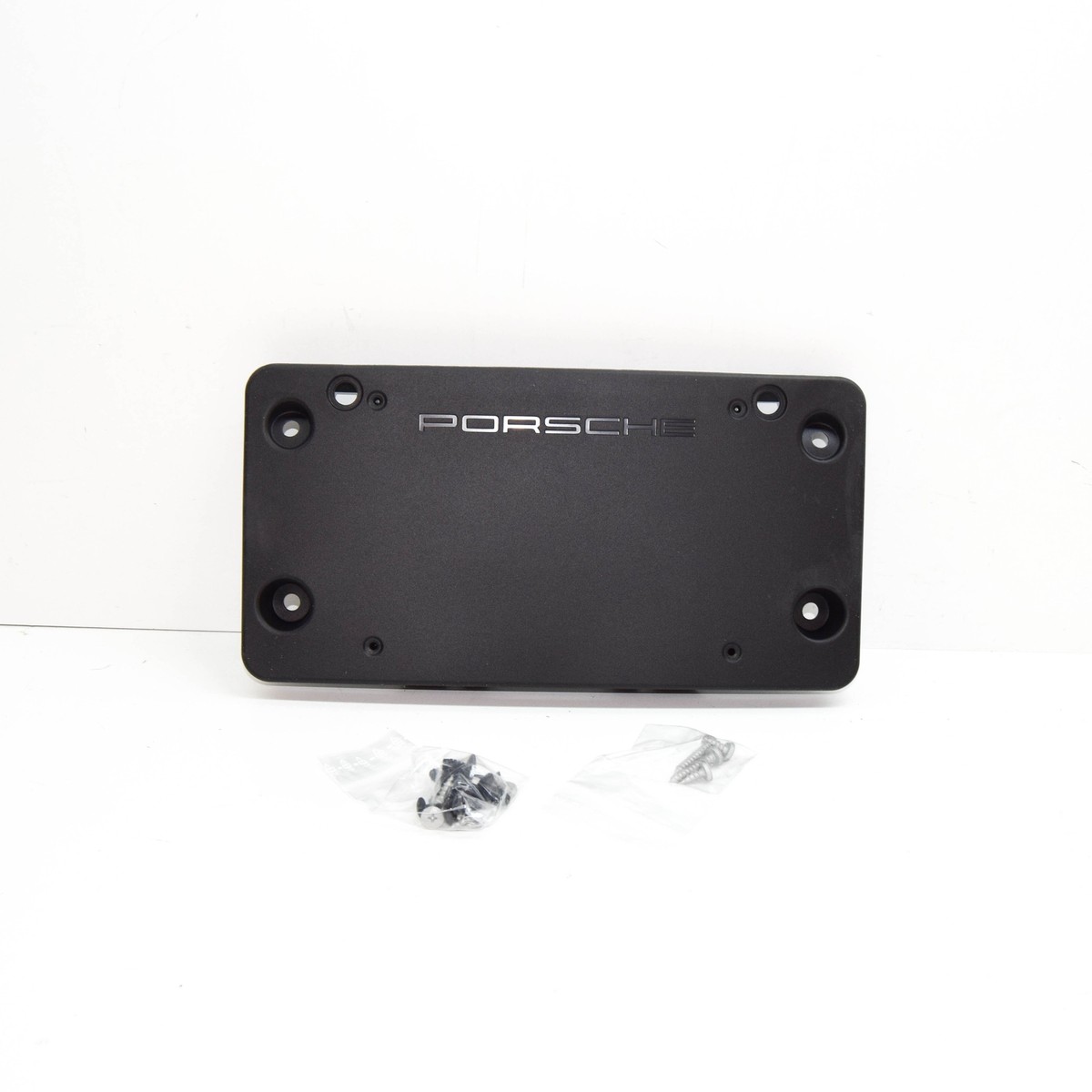 PORSCHE Taycan Front Bumper License Plate Holder 9J1807999OK1 NEW