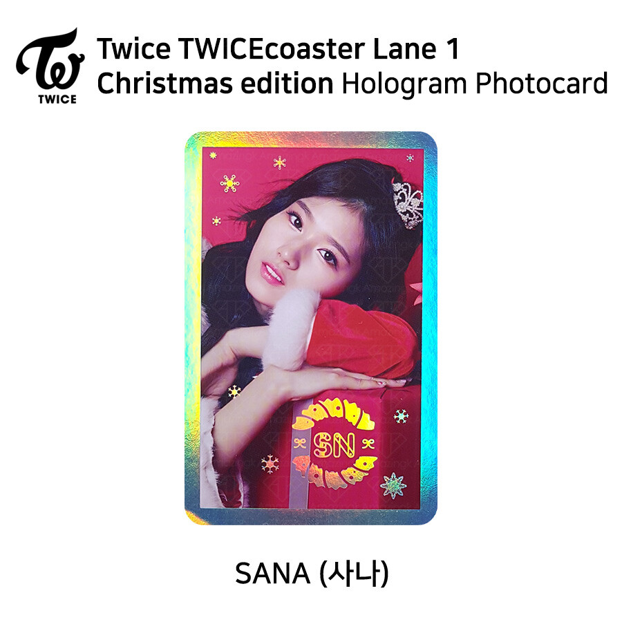 Twicecoaster トレカ サナ (Christmas Edition) Twice - Twicecoaster