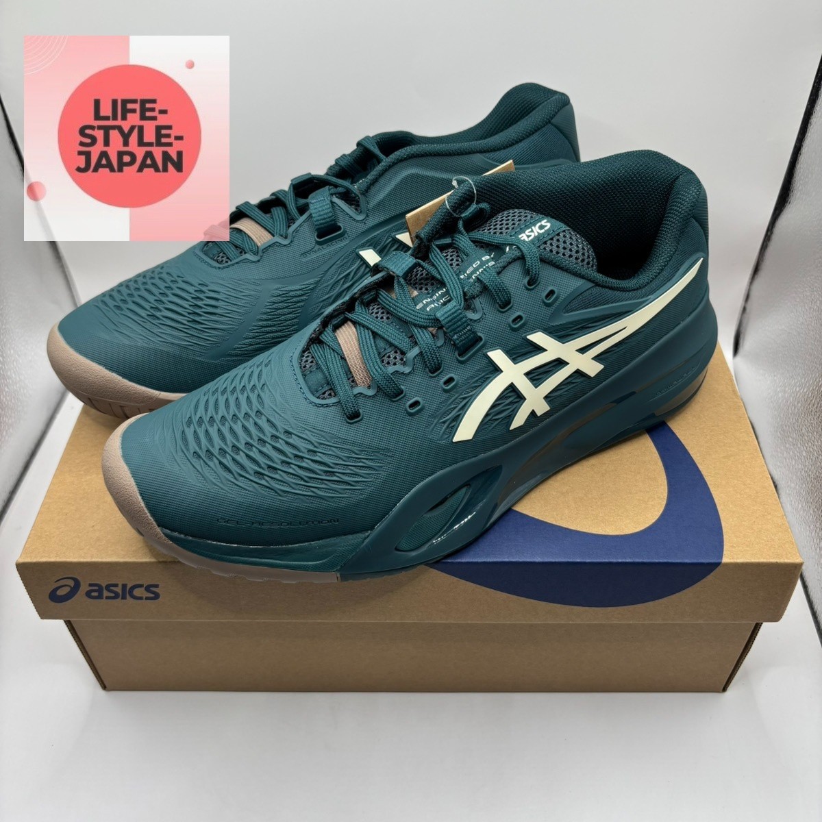 ASICS GEL-RESOLUTION X All Court 1041A481 300 Saxon Green/Birch