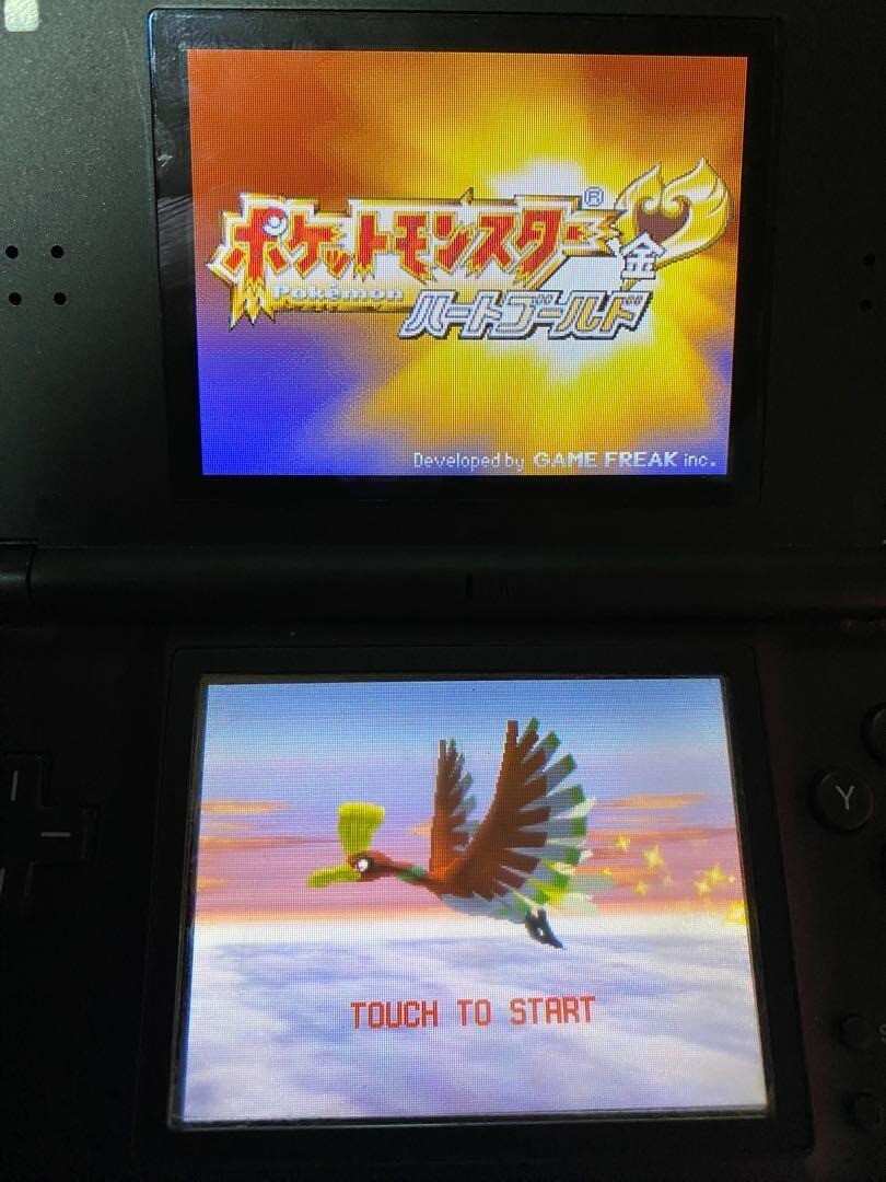 Set of 3 DS Pokemon Black & Black 2 & Heart Gold Japanese DS