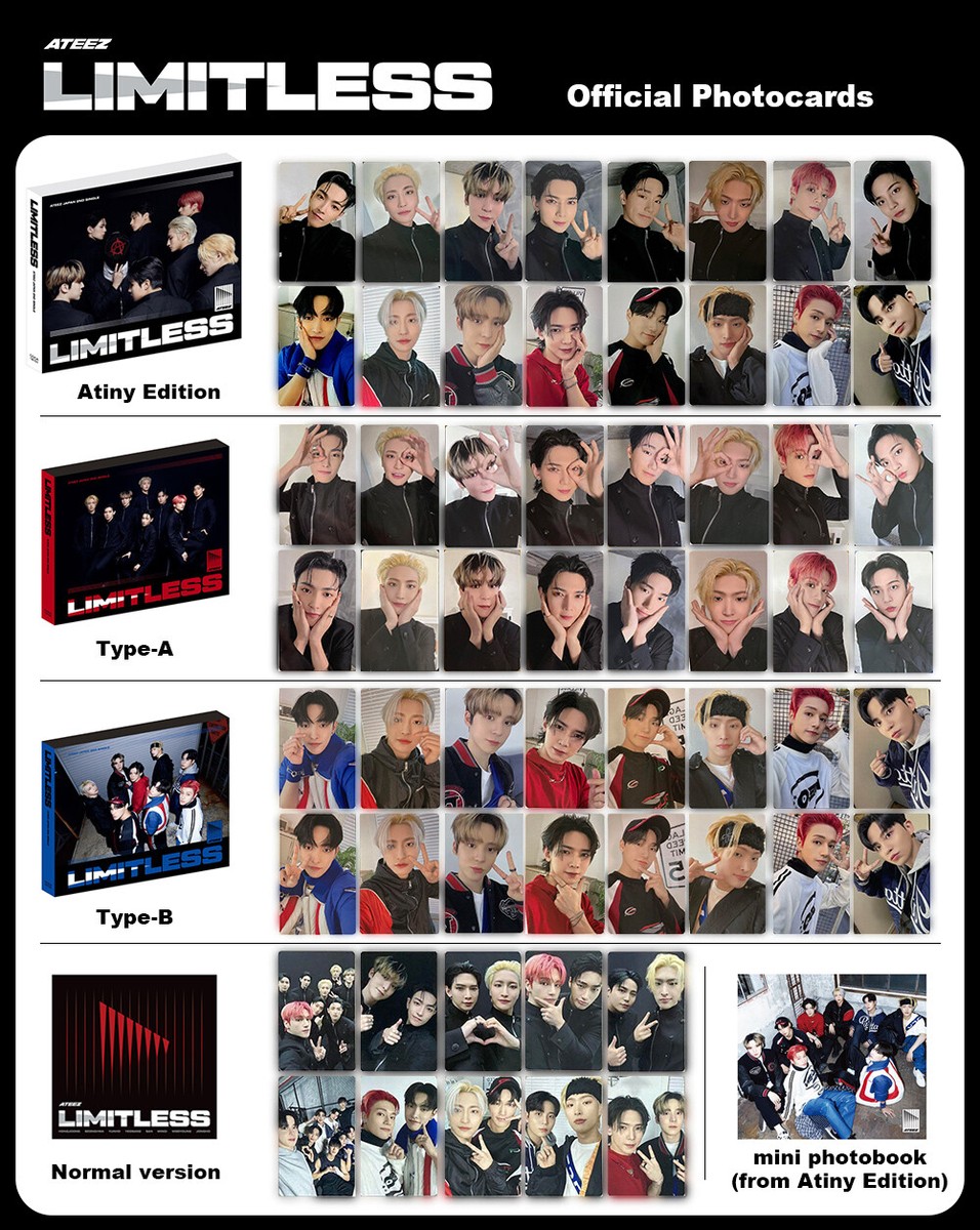 ATEEZ Limitless Japan 2nd single Album Official photocards | eBay