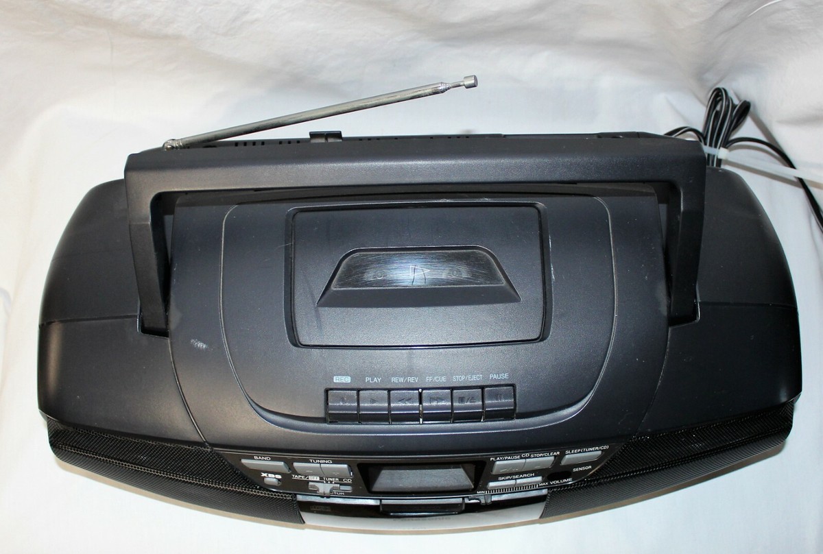 Vintage Panasonic RX-DS17 Portable Stereo CD/Cassette/AM-FM With