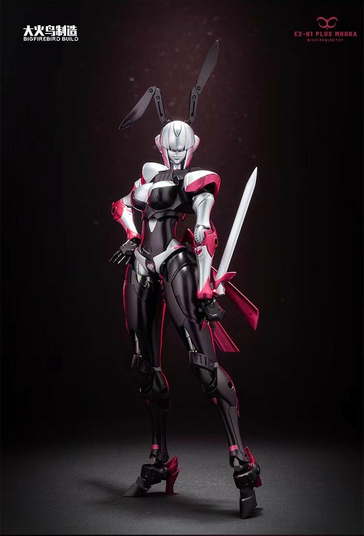 So COOL Big firebird EX-01 PLUS MOOKA Robot Action figure toy 18.7