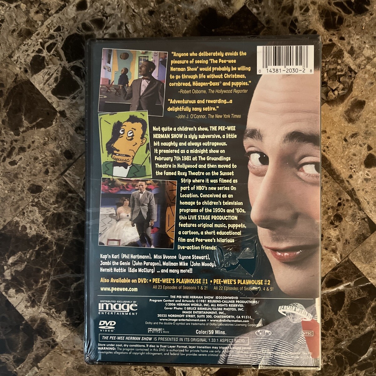 The Pee-Wee Herman Show Live From the Sunset Strip's Roxy Theatre