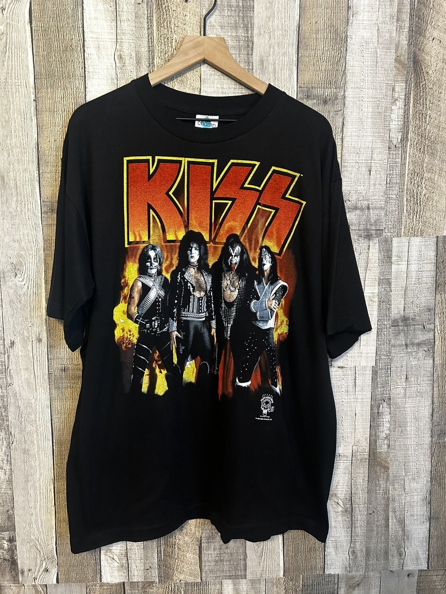 Vintage Kiss Alive Worldwide Shirt 96' 97' Tour Concert 90s Band