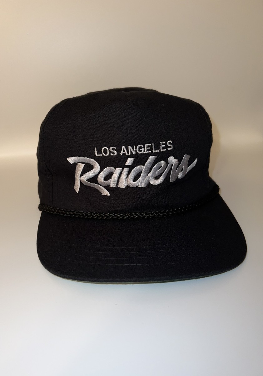 VINTAGE LOS ANGELES RAIDERS YUPOONG SNAPBACK 1980S CAP NWA CHUCK D