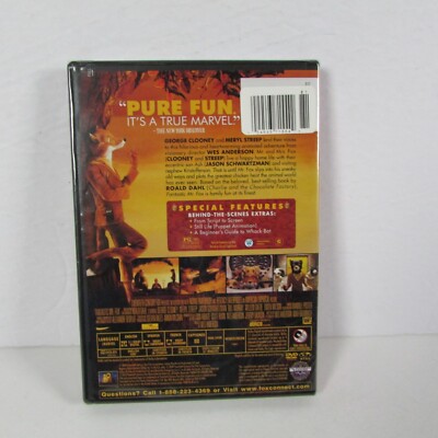 Fantastic Mr. Fox Wes Anderson Adventure DVD 2009 | eBay