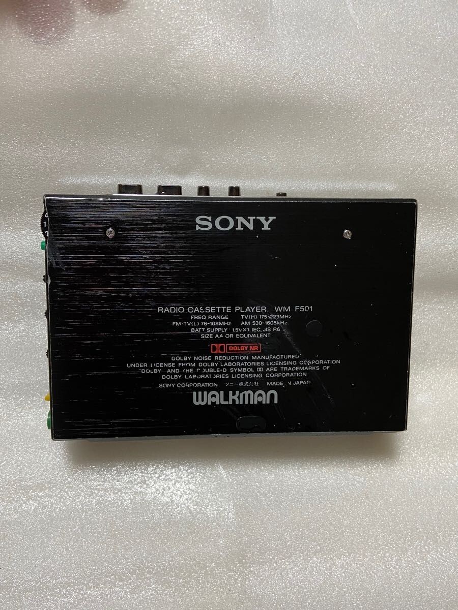 Sony WM-501 Portable Cassette Player Walkman Black Vintage Japan