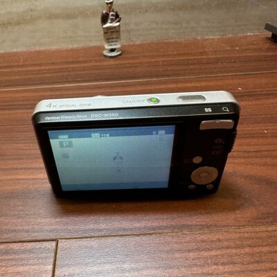 Sony Cyber-shot DSC-W350 14.1MP Digital Camera - Silver for sale