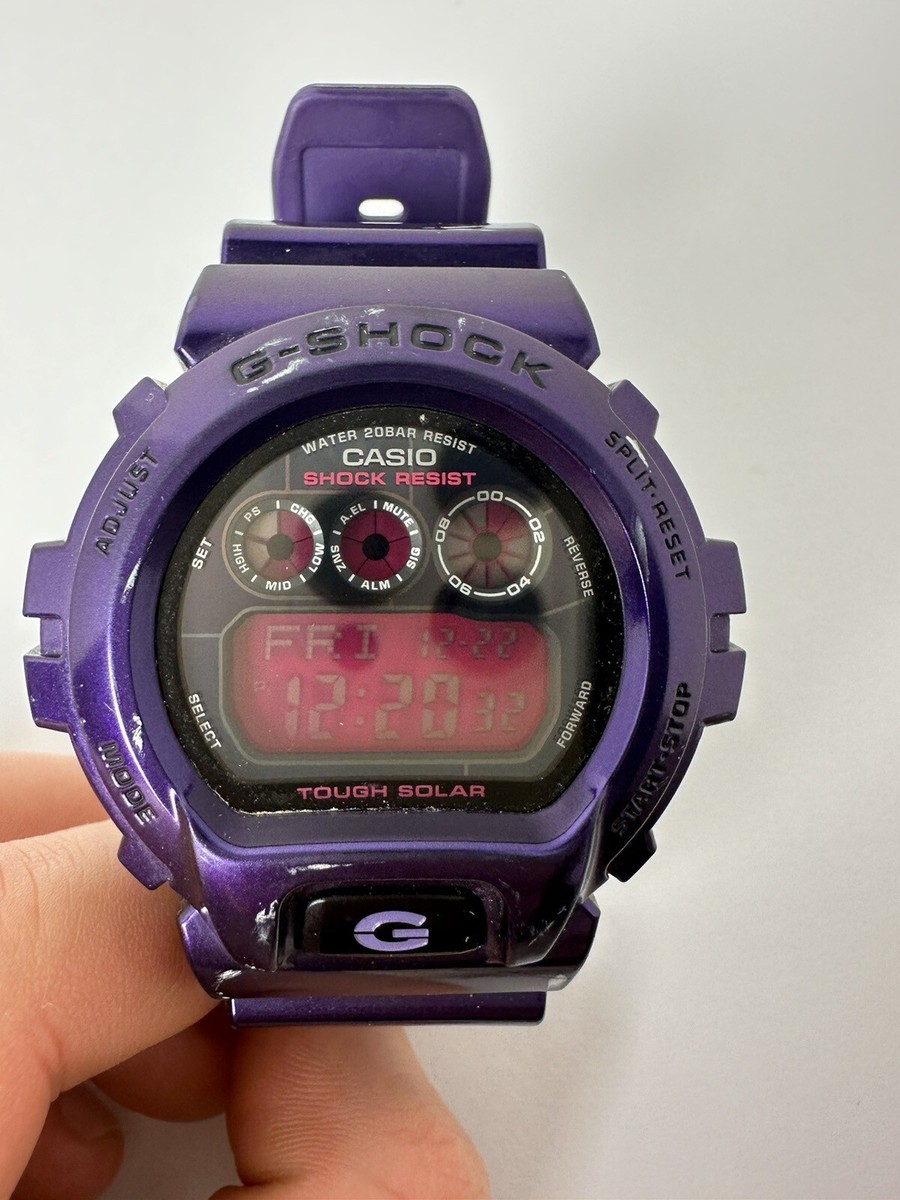 Casio G-Shock DW6900CC-6 (1289) Purple Men's Watch Circa 2009 NEW