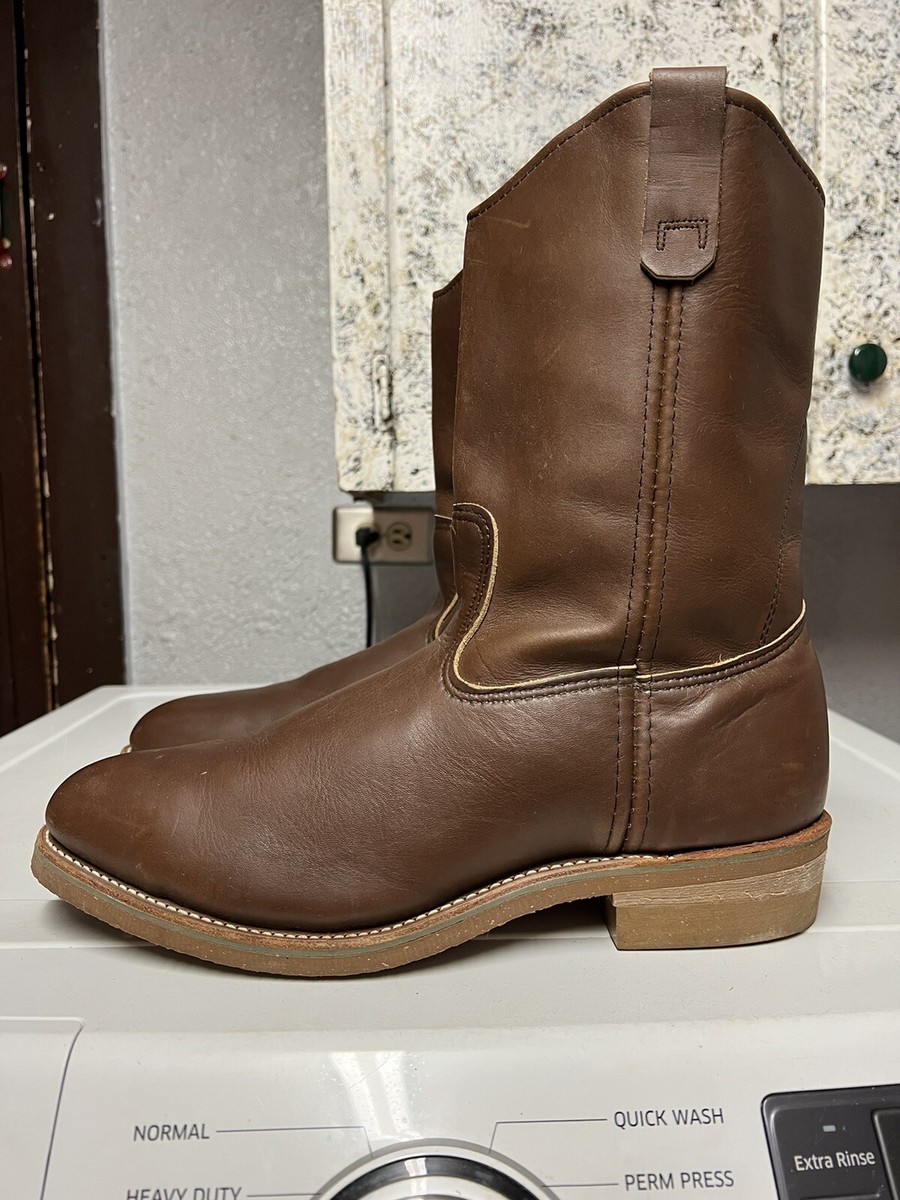 Red Wing 2265 Nailseat Pull on Work Boots Steel Toe Leather sz 12