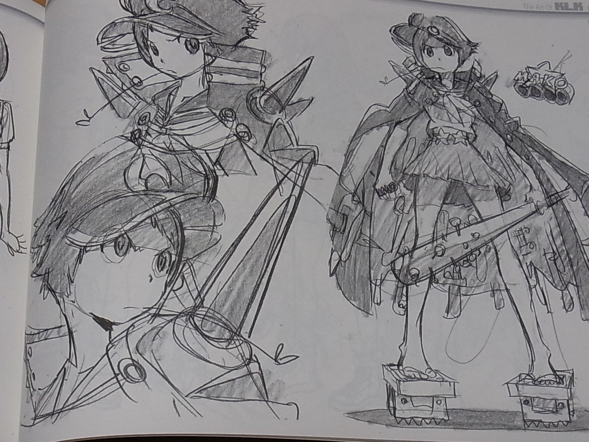 THE ART OF KLK Vol.1-3 Complete Set Kill la Kill Design art Book