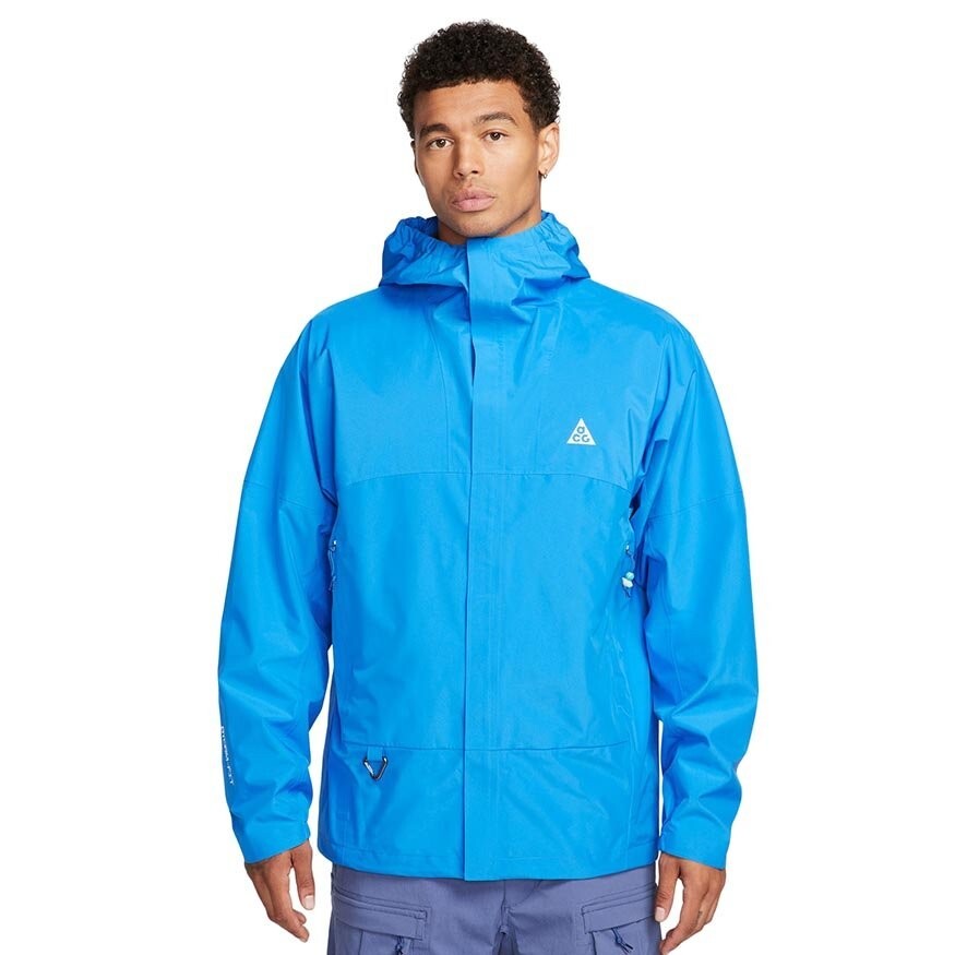 Nike ACG Storm-Fit Cascade Rain Full-Zip Up Jacket Blue Men's Size