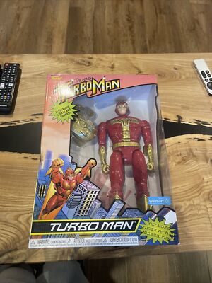 Talking Turbo Man Action Figure Walmart Exclusive Funko NIB Deluxe