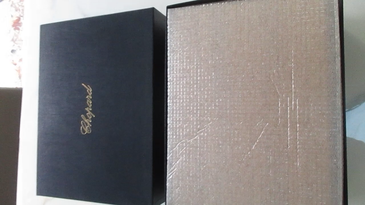 Chopard Large Deluxe Watch & Jewelry Lacquered Wooden Gift Display