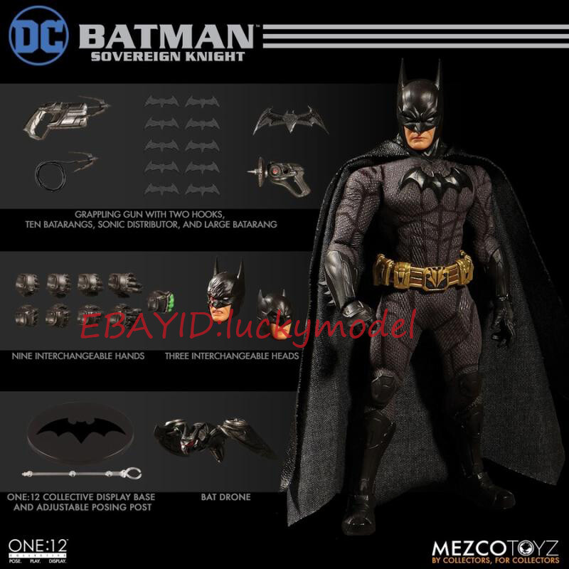Mezco Toyz 1/12 DC Batman Garage Kits Action Figure Toys In Stock