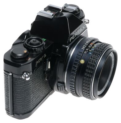 Asahi Pentax MV 1 35mm SLR Film Camera SMC Pentax-M 1:2/50 | eBay