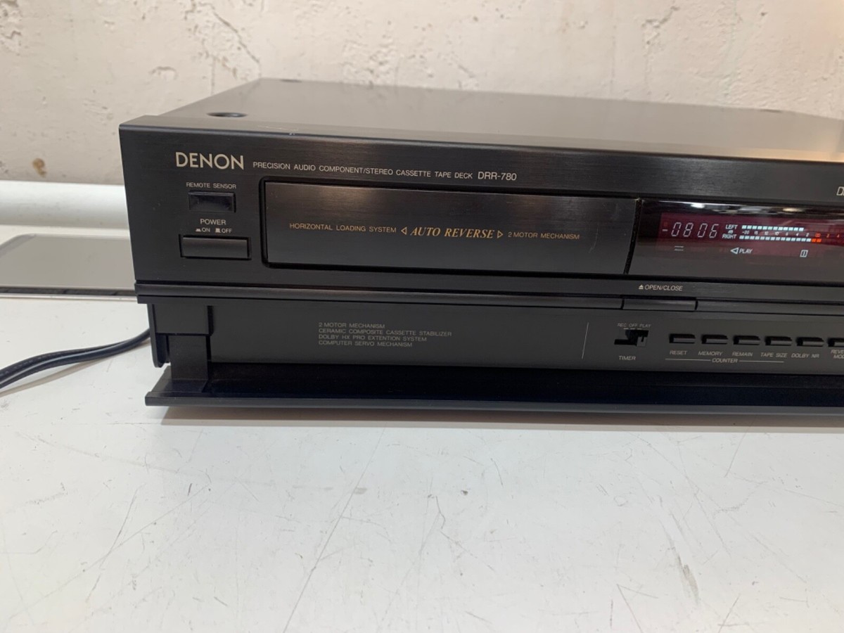 Denon DRR-780 Cassette Tape Deck Player | Cassette Player & Recorder